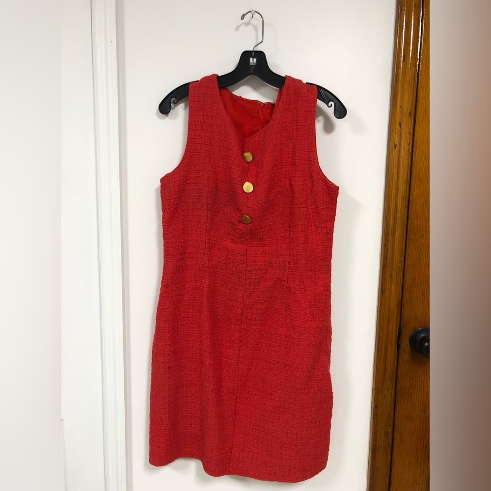 Tahari Women's dress Color Orange Size 12